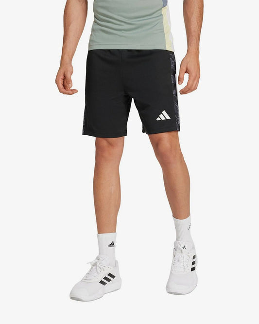 ADIDAS CAMO 3S SHORT  7" BLACK JE5696