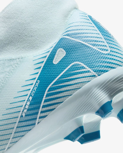 NIKE ZM SUPERFLY 10 ACAD FG/MG GLACIER BLUE/BLUE ORBIT FQ1456-400