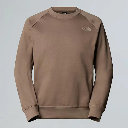 THE NORTH FACE M RAGLAN BOX NSE REGULAR CREW MOCHA BROWN/MUSHROOM GR NF0A89FAE1Q1