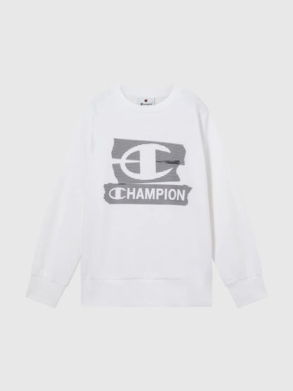 CHAMPION CMP CREWNECK SWEATSHIRT WHT 307254-WW001