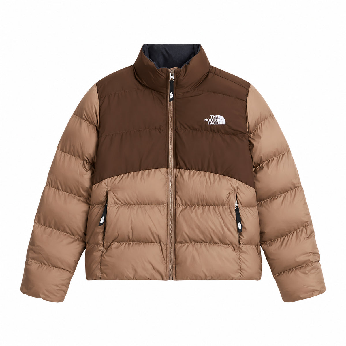 The North Face Women's Saikuru Jacket Giacca Imbottita Donna Antivento WindWall Idrorepellente Collo Alto Marrone Garnet Smokey Brown NF0A8GCBT061
