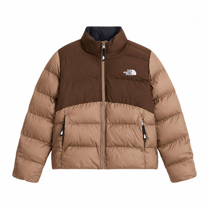 The North Face Women's Saikuru Jacket Giacca Imbottita Donna Antivento WindWall Idrorepellente Collo Alto Marrone Garnet Smokey Brown NF0A8GCBT061