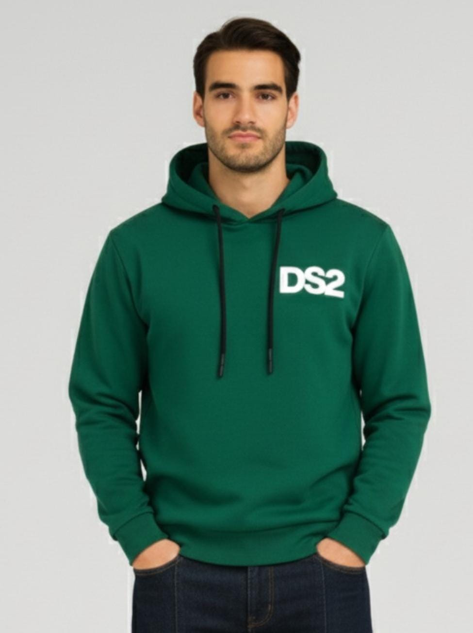 DS2 FELPA CAPPUCCIO 100% COTONE FW25227