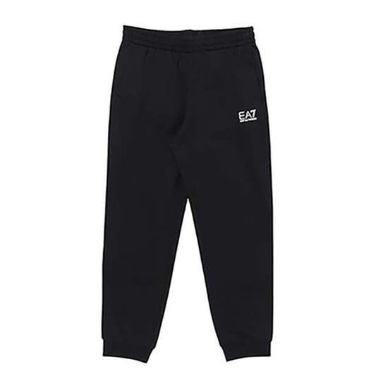 EA7 Pantaloni Bambino Jogger Fleece Nero - 7B000163-UC001