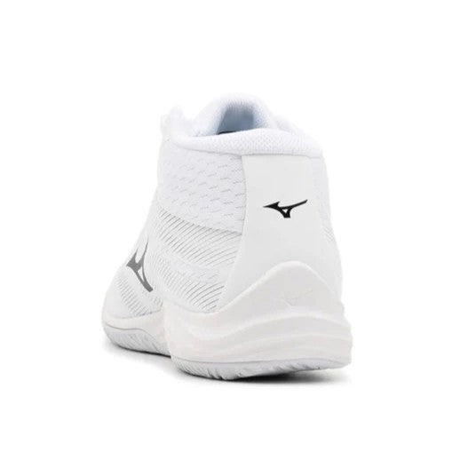 Mizuno Lightning Select Mid – Scarpe da pallavolo mid unisex bianco in ecopelle e mesh – V1GA267583