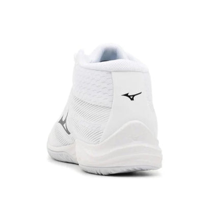 Mizuno Lightning Select Mid – Scarpe da pallavolo mid unisex bianco in ecopelle e mesh – V1GA267583