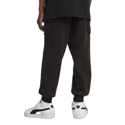 PUMA ESS NO. 1 LOGO CARGO PANTS FL B BLACK 684924-01