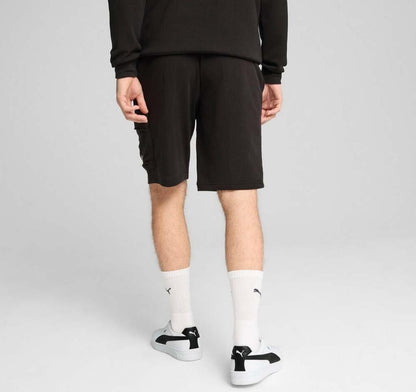 PUMA ESS NO. 1 LOGO CARGO SHORTS 10” TR BLACK 682662-01