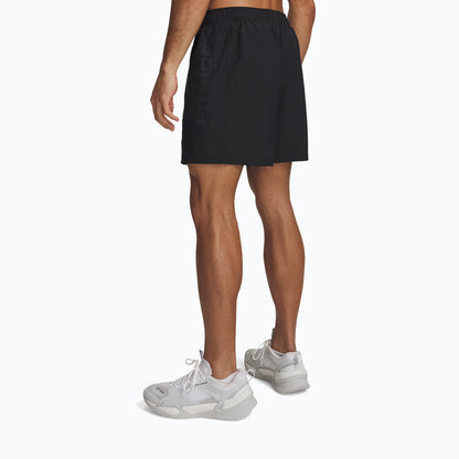 Under Armour UA Tech Utility Shorts 6013799-001 – Pantaloncini sportivi uomo neri in tessuto tecnico traspirante per palestra, training e tempo libero