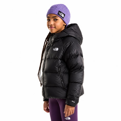The North Face Girls Hydrenalite Down Piumino con Cappuccio Ragazza Piuma 600 Riciclata Idrorepellente Caldo Nero TNF Black S-XXL NF0A8H3WJK31