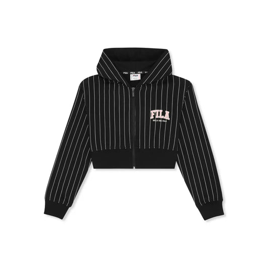 FILA RIFREDI loose graphic pinstriped zip hoodie FAT0833-83522