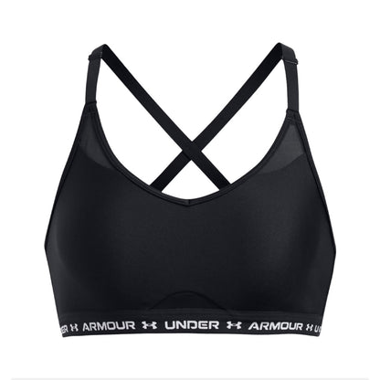 UNDER ARMOUR CROSSBACK LOW BRA BLACK 1386424-001