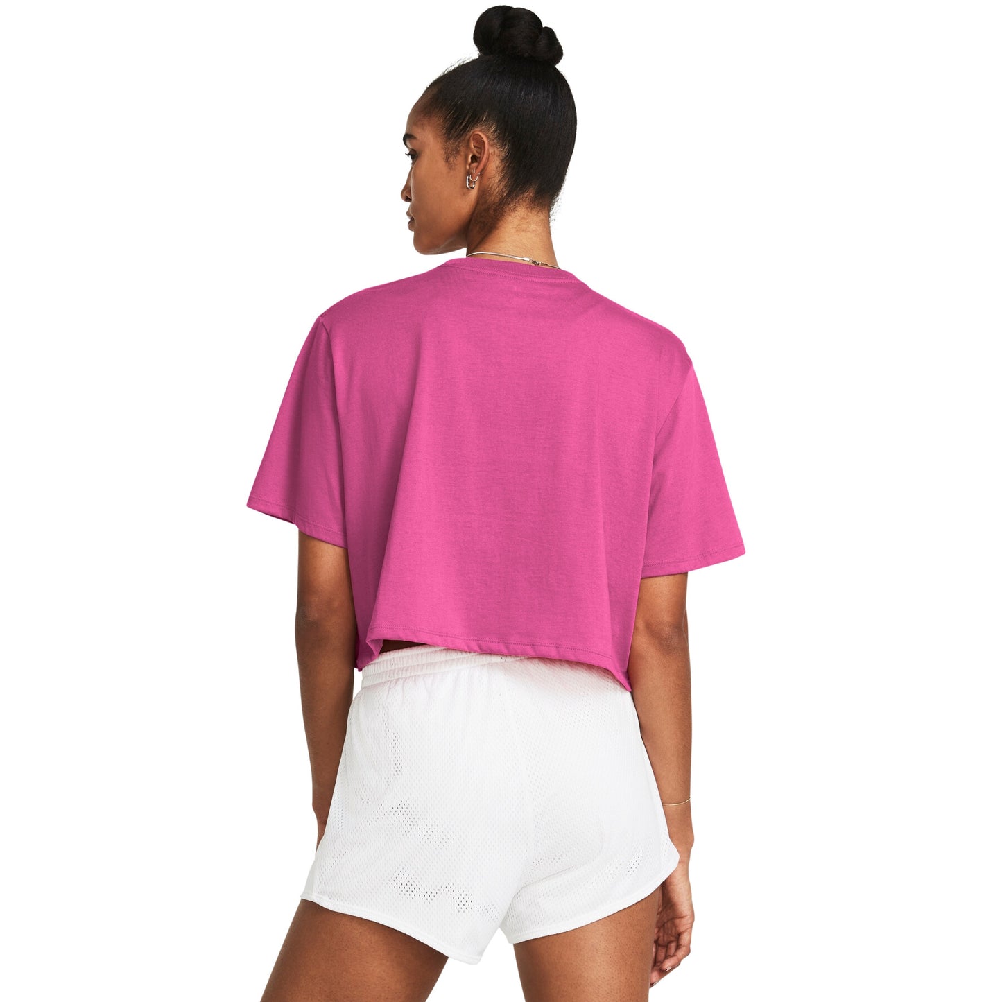 UNDER ARMOUR CAMPUS BOXY CROP SS ASTRO PINK 1383644-686