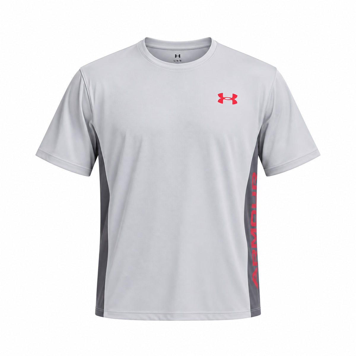 Under Armour UA Tech Utility SS 6013801-011 – T-shirt uomo grigio chiaro a manica corta in tessuto tecnico traspirante per sport e tempo libero attivo