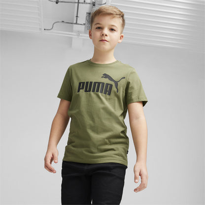 PUMA ESS LOGO TEE B OLIVE GREEN 586960-76