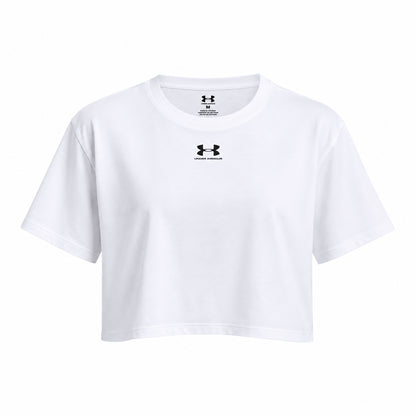 Under Armour T-Shirt Rival Boxy 6011064-101 – Bianco