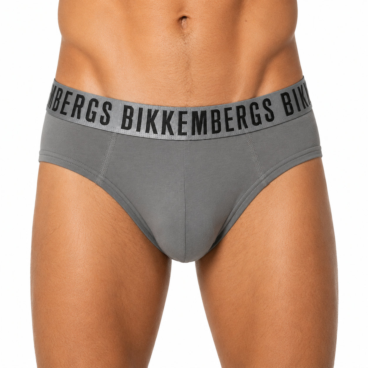 Bikkembergs Slip BKK004T | Intimo Uomo Confezione da 3 | Nero/Grigio/Blu
