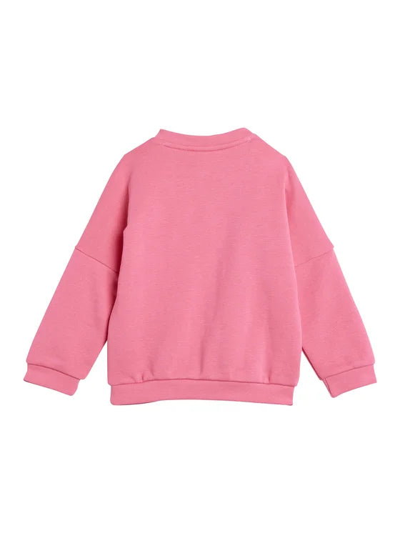 ADIDAS AOR LOOSE CREW SET PNKFUS JY1109