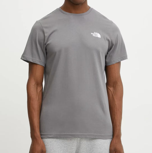 THE NORTH FACE M SS BOX NSE TEE SMOKED PEARL/HERO BLUE NF0A87NPARX1