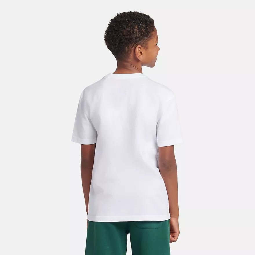 New Balance Jersey Small Logo Tee LAKB0001-BWE | Bambino | Bianco