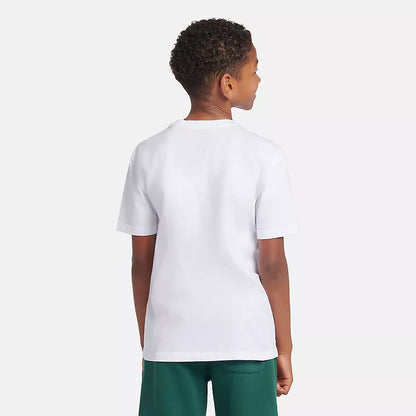New Balance Jersey Small Logo Tee LAKB0001-BWE | Bambino | Bianco