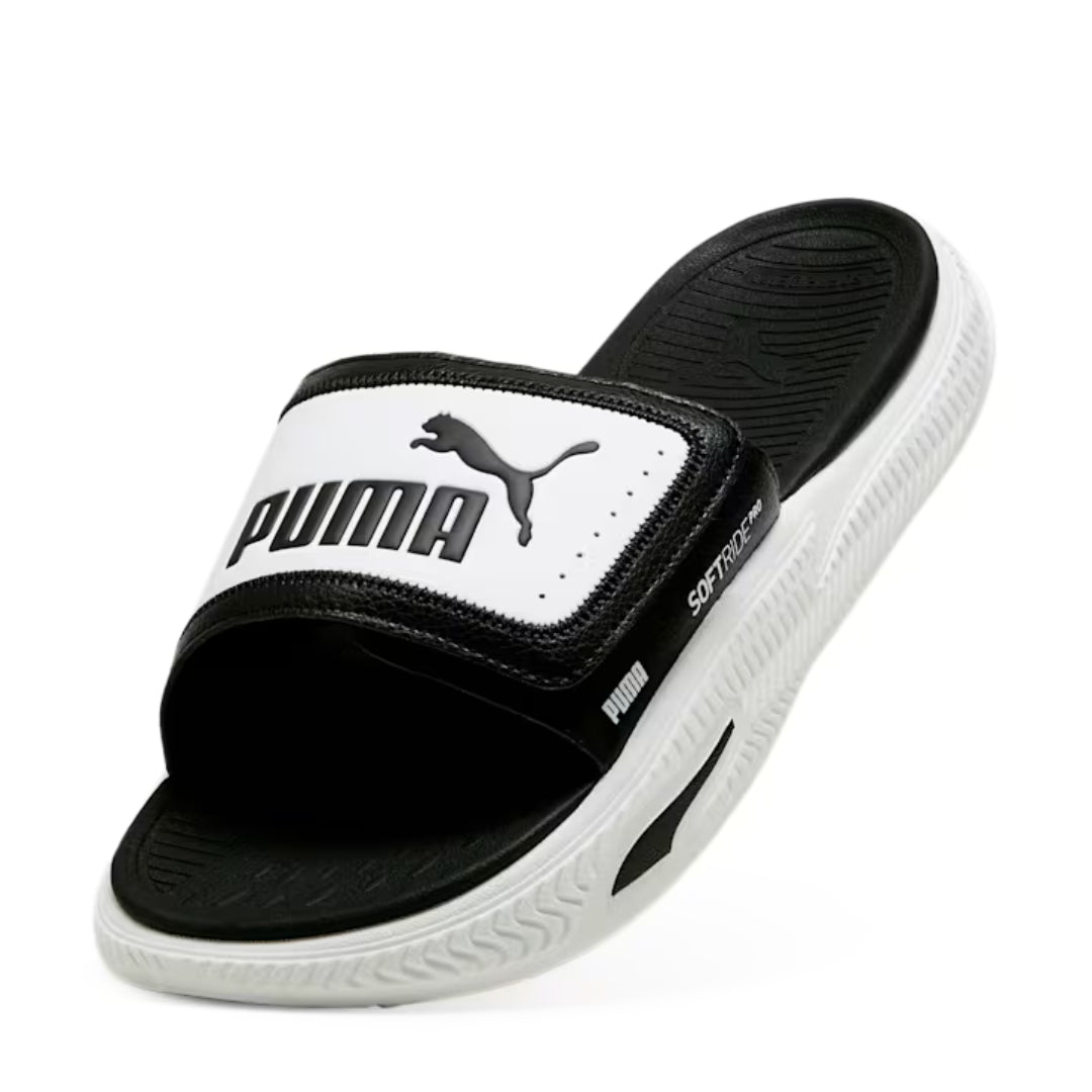 PUMA SOFTRIDEPRO SLIDE 24 V BLACK-BLACK-WHITE 395431-01