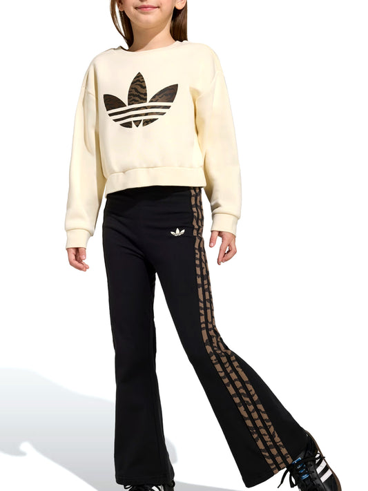 ADIDAS AOR BOXY CREW SET CREWHT/NBROWN KD5814
