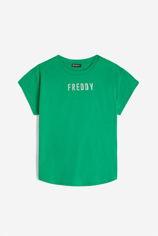 FREDDY T-SHIRT MANICA CORTA GREEN BEE S4WMVT2-V59