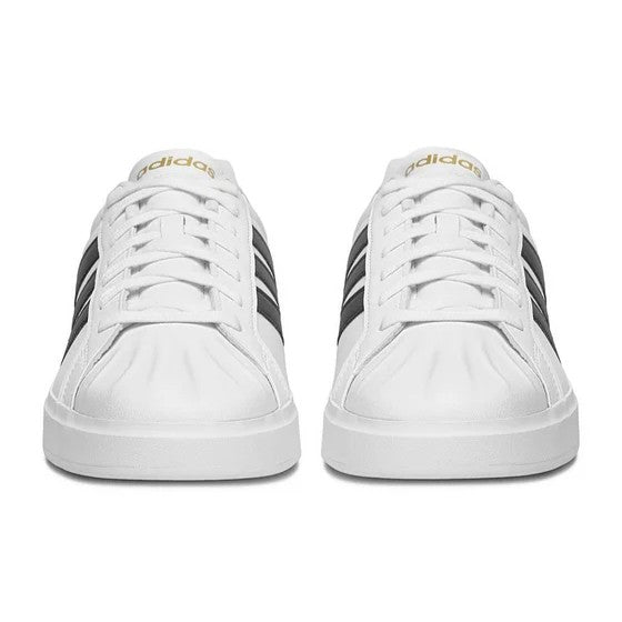 Adidas Streettalk JP8275 – Bianco/Nero, sneakers basse uomo in ecopelle, scarpe casual per tempo libero da abbinare a jeans, pantaloni e look sportivi