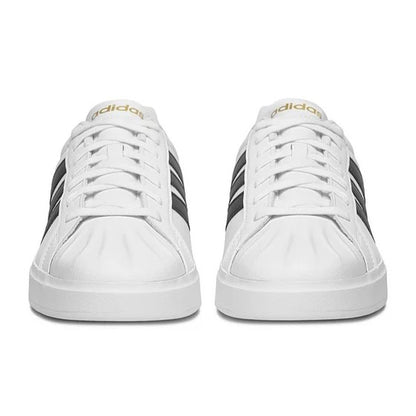Adidas Streettalk JP8275 – Bianco/Nero, sneakers basse uomo in ecopelle, scarpe casual per tempo libero da abbinare a jeans, pantaloni e look sportivi