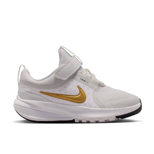 NIKE STAR RUNNER 5 PLATINUM TINT/METALLIC GOLD-BLACK HF7005-007