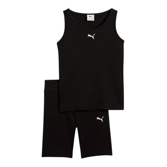 PUMA Ess 2 Logo Tee and Shorts Set 692477-01