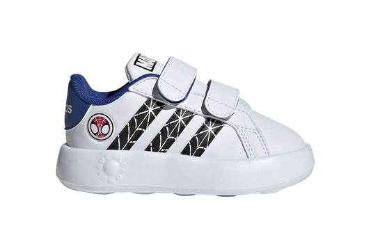 ADIDAS GRAND COURT SPIDER- FTWWHT/CBLACK/ROYBLU ID8017