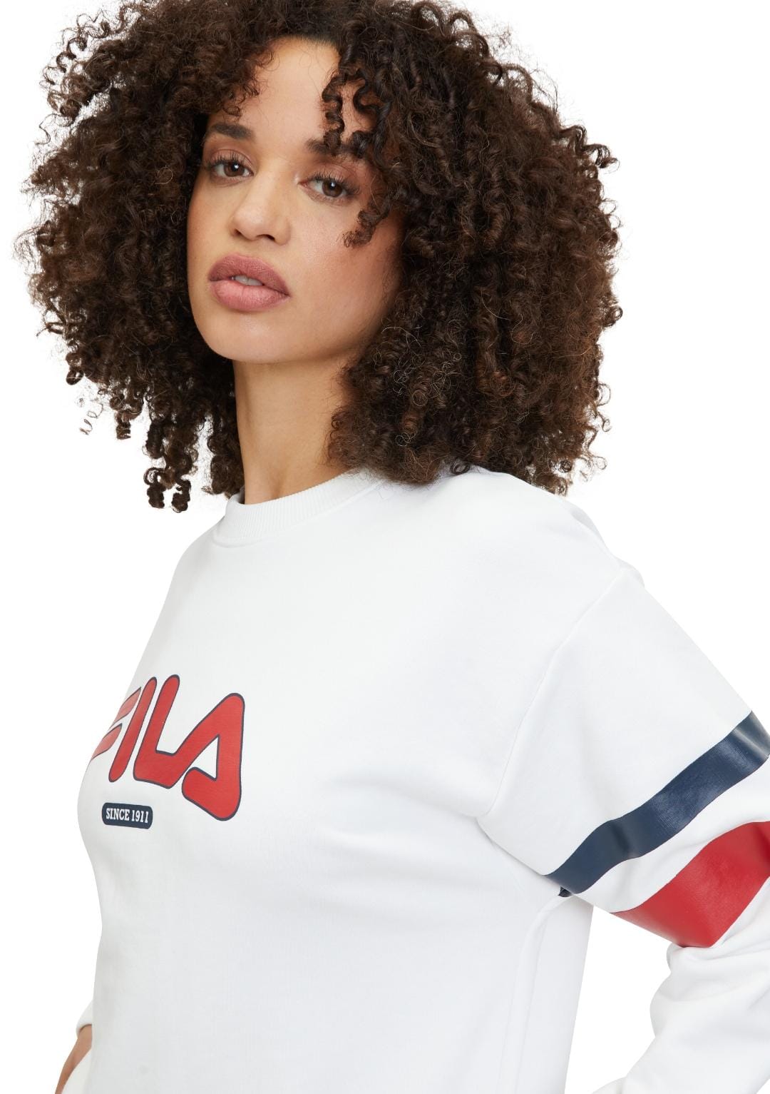 FILA LATUR GRAPHIC CREW SWEAT BRIGHT WHITE FAW0742-10001
