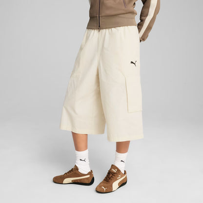 PUMA FUTURE.PUMA.ARCHIVE RELAXED CARGO JORTS 16" WV WHITE 629692-87