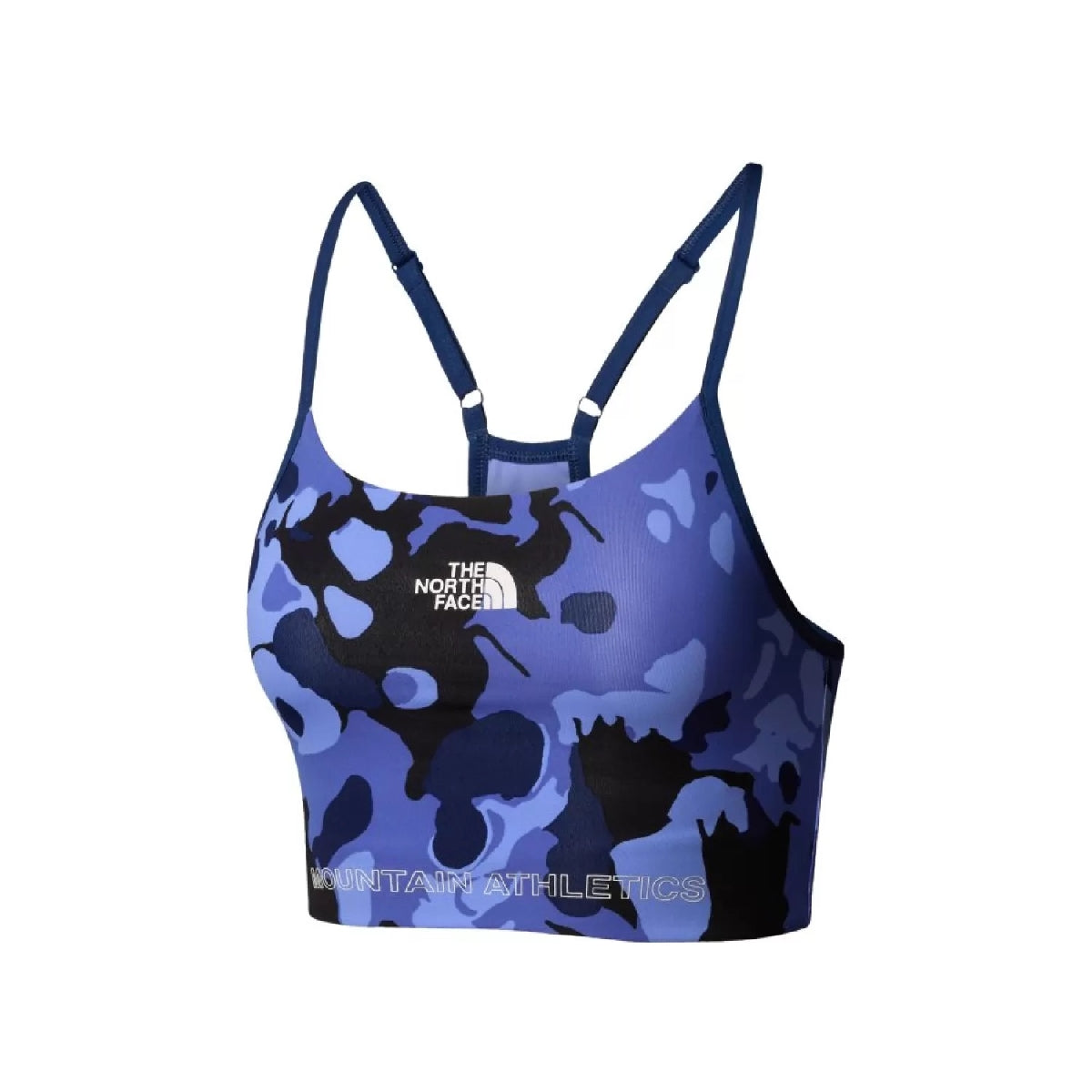 THE NORTH FACE W MA FLEX LIGHT BRA AOP VIRTUAL BLUE LIGHT SHOW NF0A8BPN8SK1