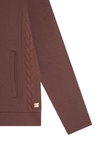 FREDDY FELPA CAPPUCCIO ZIP F4WSLS1-M39