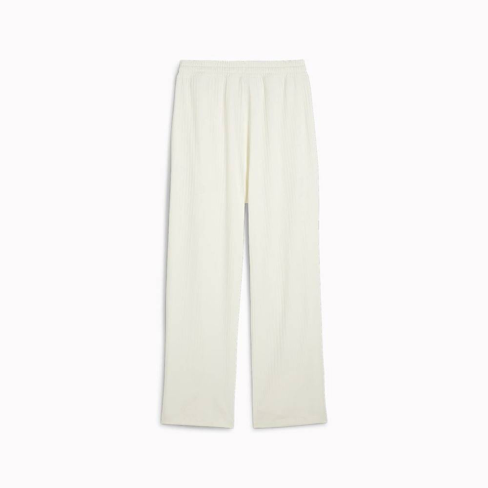 PUMA CLASSICS RIBBED RELAXED PANTS FROSTED IVORY 624268-66