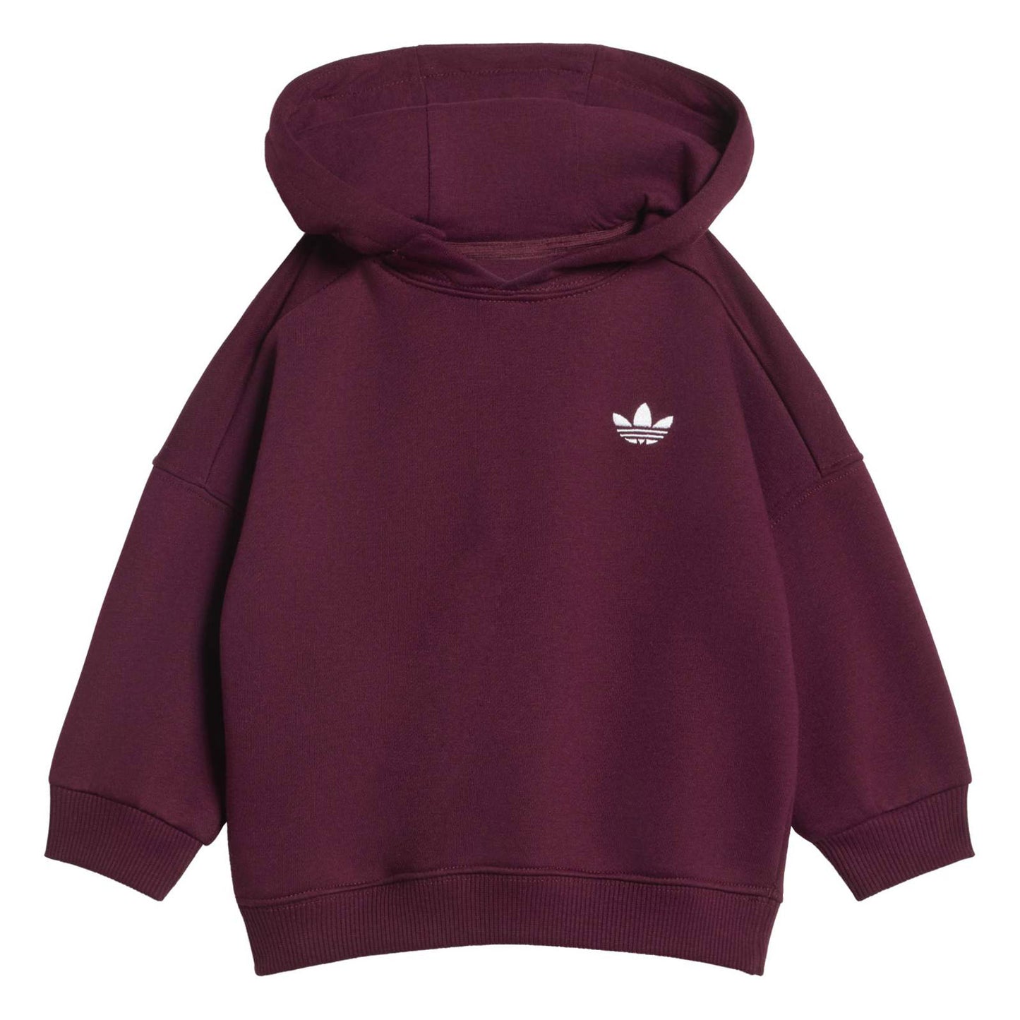 Adidas Tuta Bambino Cappuccio e Pantaloni Borgogna KS1264