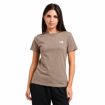 THE NORTH FACE NTF W EVOLUTION SIMPLE DOME SLM SHORT SLEEVE GARNET NF0A8FX72H91