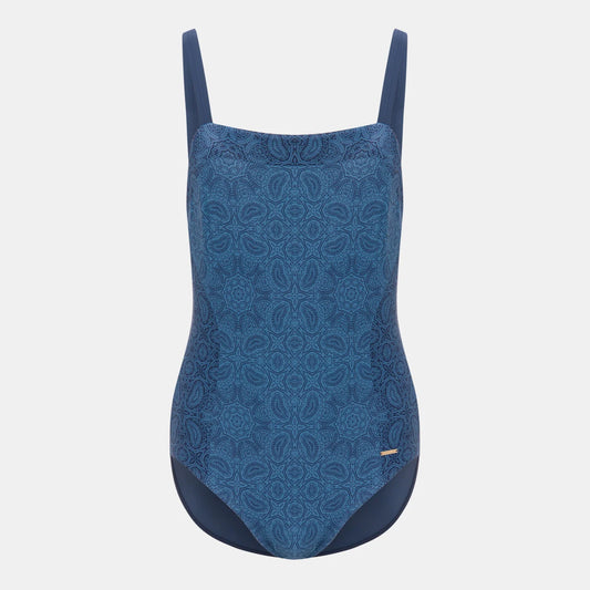 speedo SHAPING PRINTED SQUARE NECK 8-00402217554