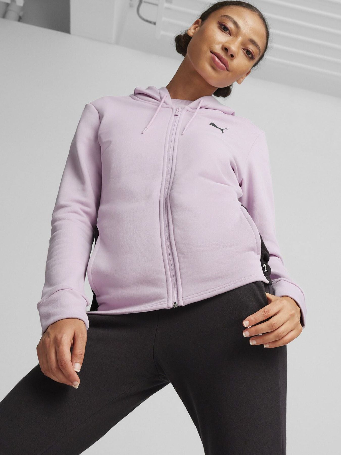 PUMA CLASSIC HOODED TRACKSUIT TR CL GRAPE MIST 673699-60