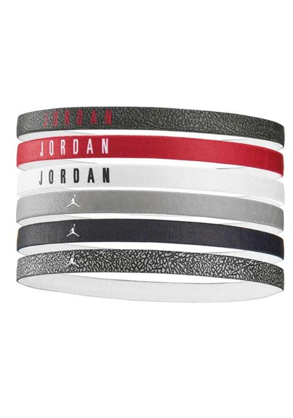 J1007584091OS JOR HEADBANDS 6PK BK/BK/WH
