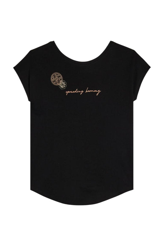 FREDDY T-SHIRT MANICA CORTA NERO S25WTEET8-N