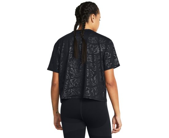 UNDER ARMOUR RUSH ENERGY EMBOSS CROP SS 1383640-001