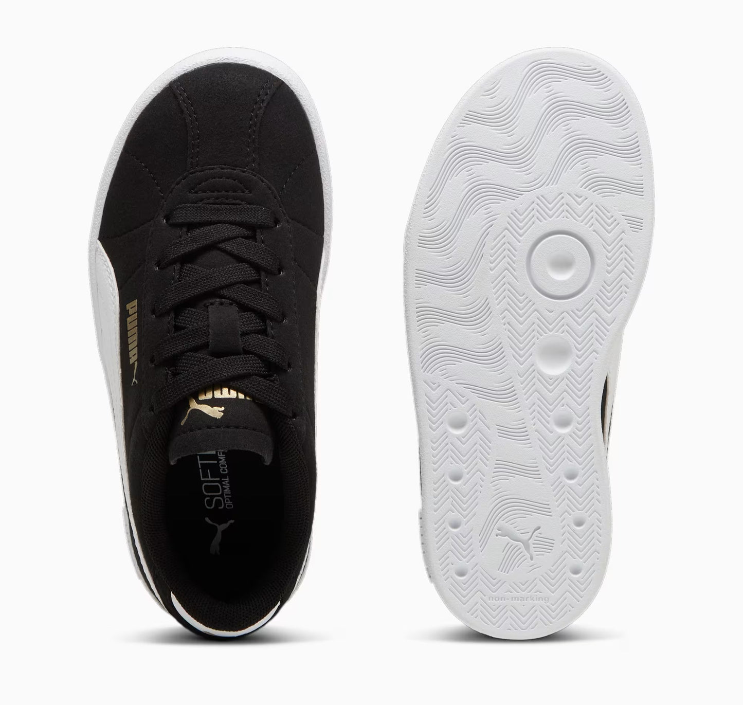 PUMA CLUB II PS PUMA BLACK-PUMA WHITE-PUMA GOLD 398887-01