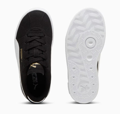 PUMA CLUB II PS PUMA BLACK-PUMA WHITE-PUMA GOLD 398887-01