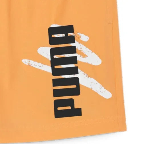 PUMA ESS+ LOGO LAB PUMA WOVEN SHORTS 5'' CLEMENTINE 678990-46