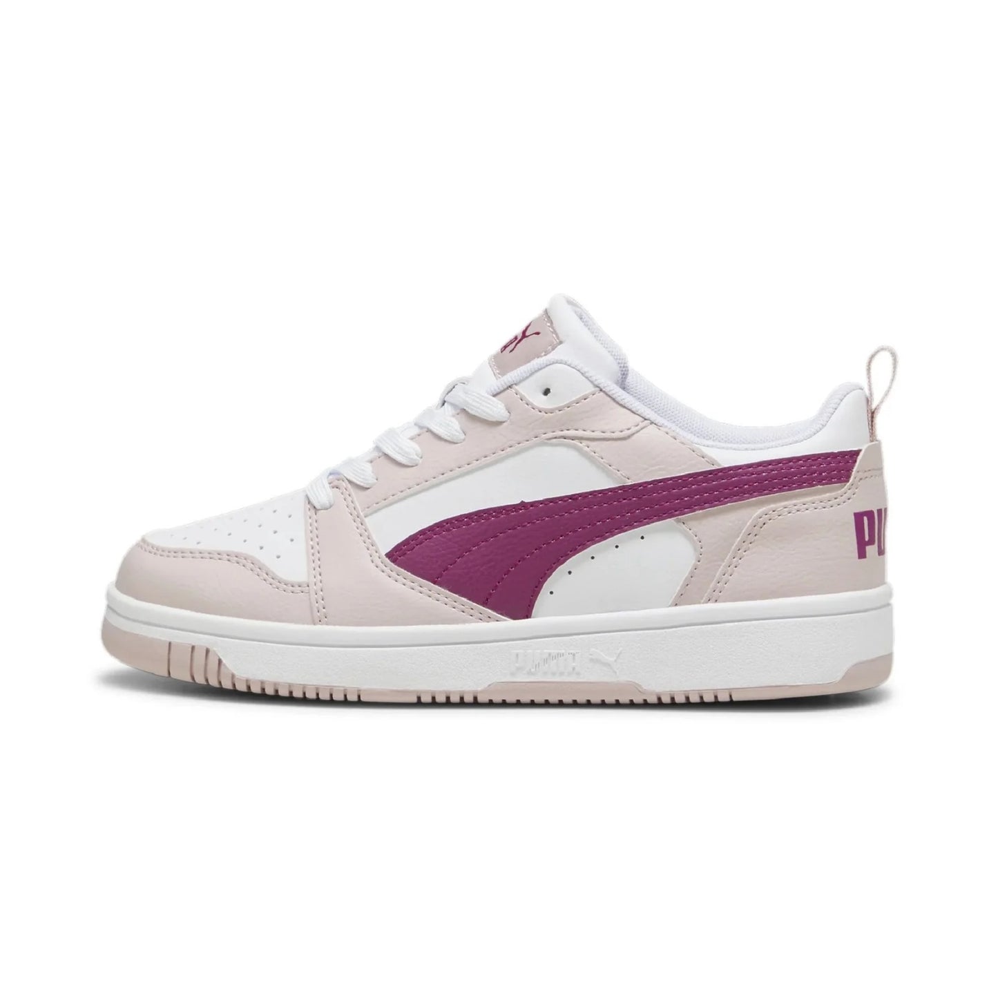 PUMA REBOUND V6 LO JR MAUVE MIST-MAGENTA GLEAM-PUMA WHITE 393833-14