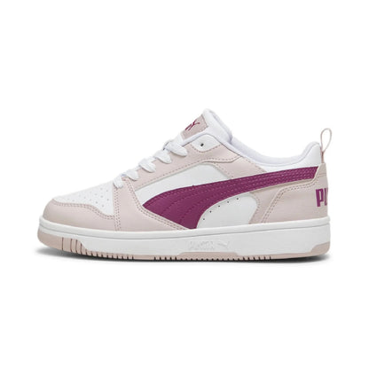 PUMA REBOUND V6 LO JR MAUVE MIST-MAGENTA GLEAM-PUMA WHITE 393833-14
